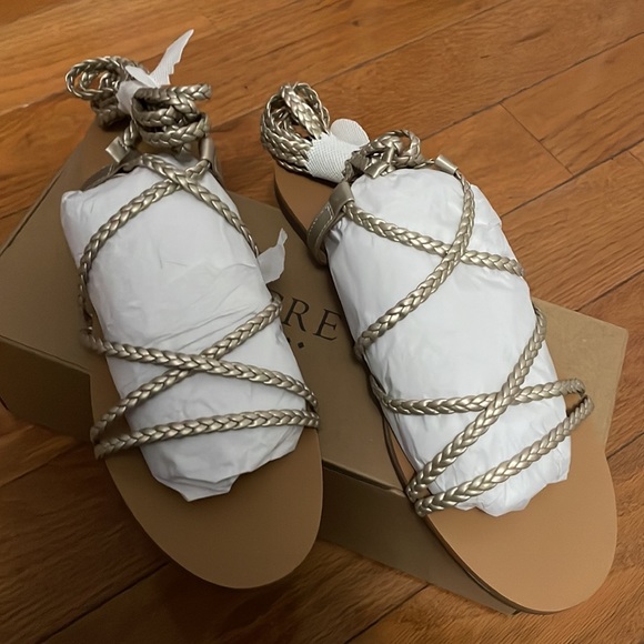 COPY - Braided lace-up sandals - Picture 5 of 6